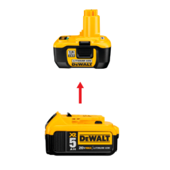Batteriadapter Dewalt 20V MAX till Dewalt 18V