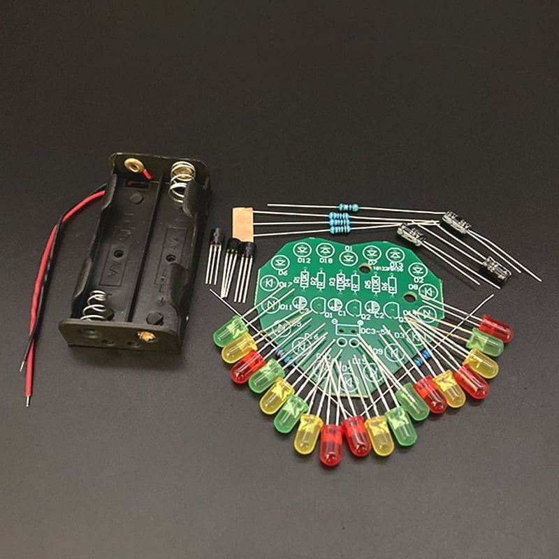 Byggsats - Blinkande hjärta - DIY lödkitt