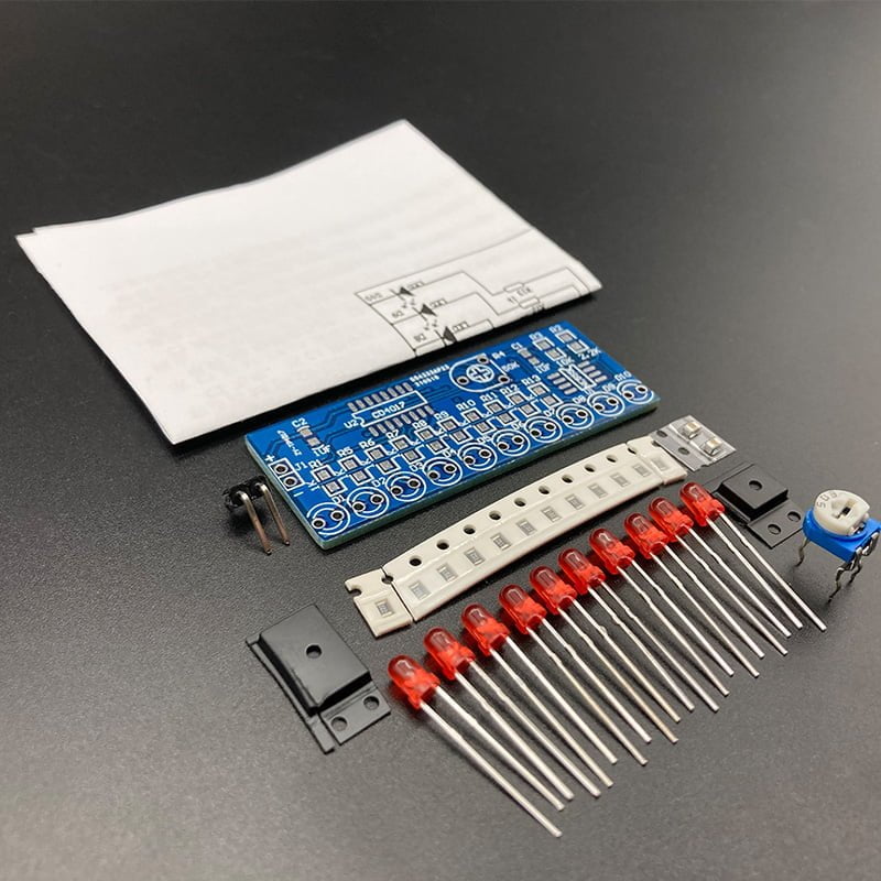 Byggsats - Rinnande ljus med SMD - DIY lödkitt